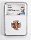 MS66 RD 1956 Lincoln Wheat Cent Penny NGC Special Lbl *4357