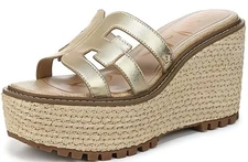 Sam Edelman Laine Women's Gold Sandals NW/OB 7M