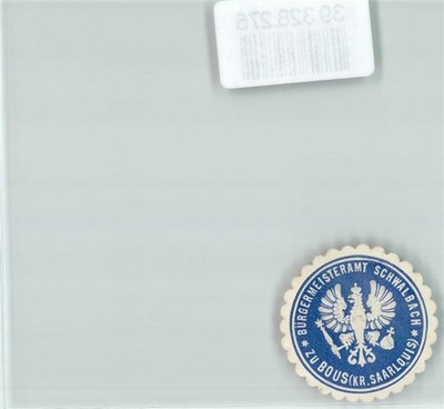 39328275 - 6635 Schwalbach Postwesen Buergermeisteramt Schwalbach zu Bous Kr.