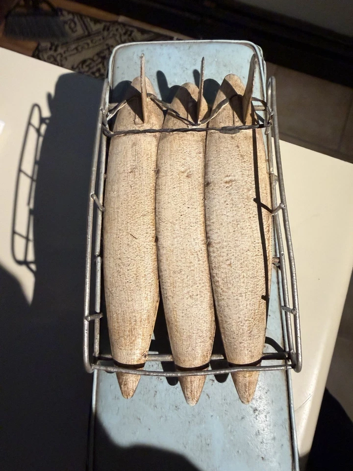 1960's VW Volkswagen Combi Mini Bus Handmade Metal Sculpture Light blue surf - Image 2 of 4