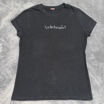 Celebrate Rhinestones Shirt Size Small Women's