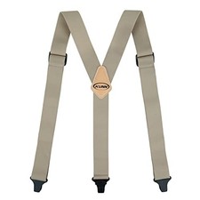 Mens Suspenders - Airport Friendly 1.5 inches Wide Y Back Style Elastic