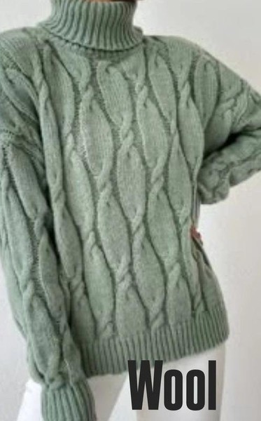 Women & Other Stories Sweater Green Wool 40 / L /