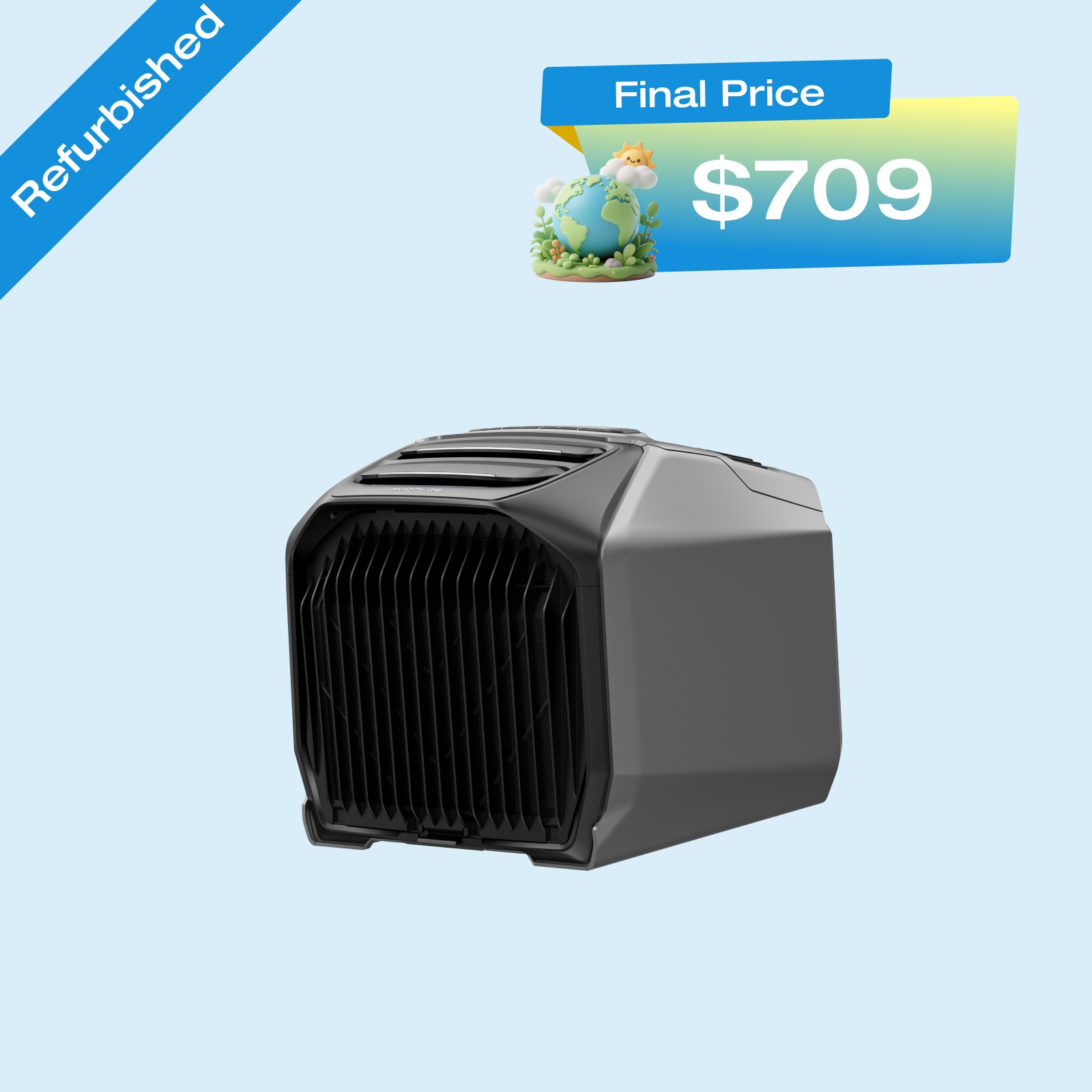 EcoFlow Portable Air Conditioner Wave 3 with Heater for Outdoor Tent Camping RVs