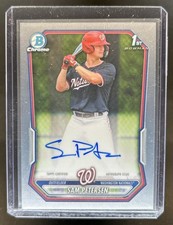 2026 Bowman Sam Petersen Chrome Auto Autograph 1st Prospect #CPA-SP Nationals