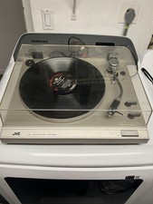 Vintage JVC L-A11 Turntable Belt Drive Auto Return Record Player Parts or Repair