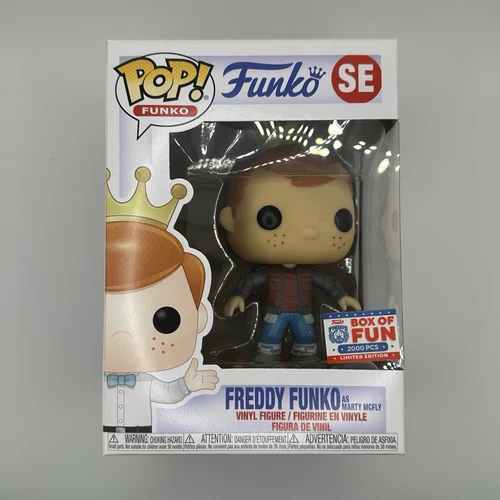 Funko Pop Freddy Funko as Marty McFly LE 2000 Box of Fun shipped in a Hard Stack