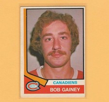 1974-75  OPC  BOB GAINEY  RC  #388  ''EX-MT''  SHARP !!  HIGH GRADE !!