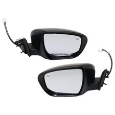 Power Heated Mirror Set Left Driver Right Passenger Side for Nissan Rogue 17-20