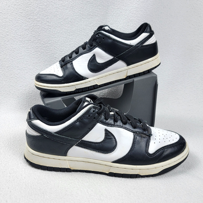 Nike Dunk Low Panda Sneakers Men's Shoes Size 8.5 Black White DD1319-100 |  eBay