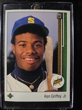 ken griffey jr. graded cards PSA Card Mystery Power Pack - 1 PSA Ken Griffey Jr. Card and 2 Packs of Per Pack Ken Griffey Jr 1989 Donruss