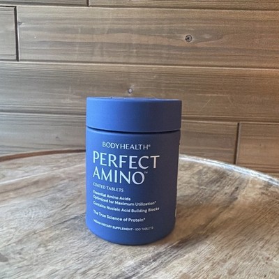 BodyHealth Perfect Amino, Essential Amino Acid, 100 Coated Tablets - Exp 12/27