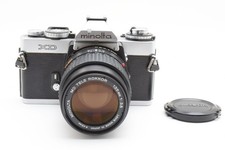  Exe 5 Minolta XD Silver 35mm SLR Film Camera  135mm md lens Japan 2717854
