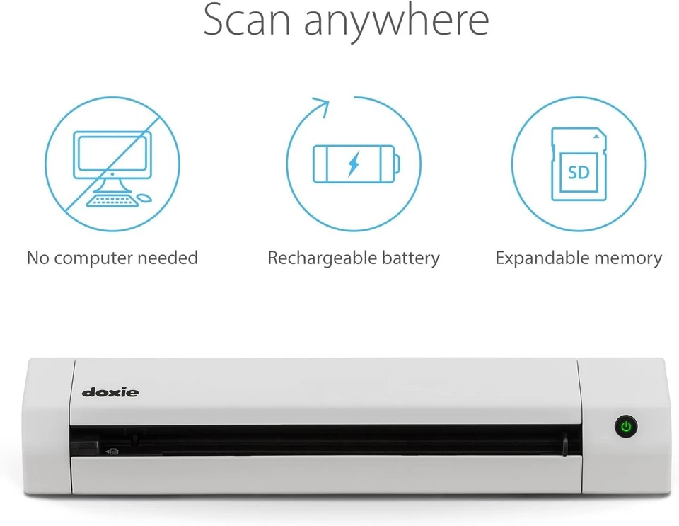 Compact Rechargeable Scanner - Home & Office - Image 4 of 4
