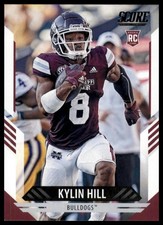 2021 Score Base Kylin Hill RC Mississippi State Bulldogs 318