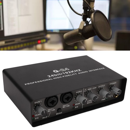 USB Live Sound Card Digital Mixing Live Computer Recording USB External Sound FY