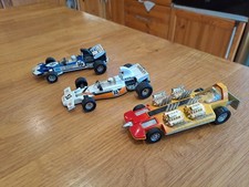 3x Corgi Toys Whizzwheels - Yardley McLaren Ford, Surtees TS9 & Adams Drag-Star