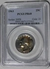 1963 Silver Proof Washington Quarter PCGS PR68 - Nice!