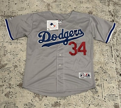 Majestic Authentic LA Dodgers Fernando Valenzuela #34 MLB Jersey Men’s Sz:  L