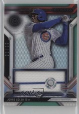 2016 Topps Strata Clearly Authentic Relics Green /75 Jorge Soler #CAR-JS sh7