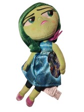 Disney Store Inside Out Disgust Plush Doll Small Stuffed Figure Toy WITH TAGS