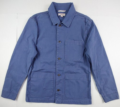 #ad #ad J Crew Wallace amp; Barnes Chore Jacket Mens Size Small Blue Cotton Style K9102 $89.99