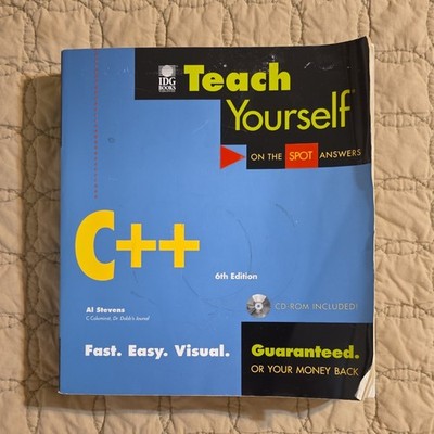 IDG Teach Yourself C++ 6th Ed Book CD-ROM by Al Stevens Computers