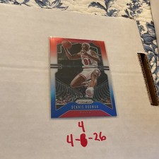 2019-20 Panini Prizm Red White Blue Dennis Rodman Chicago Bulls #3