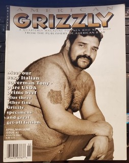 Gay Bear Magazine American Grizzly #2 1998 Gay Interest Tony DeLuca