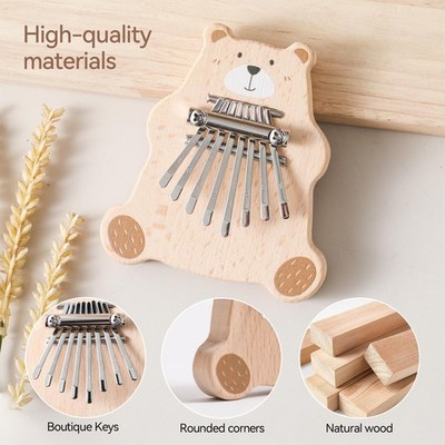 Bear Finger Piano Daumenklavier kompakt Frühförder Musikinstrument für