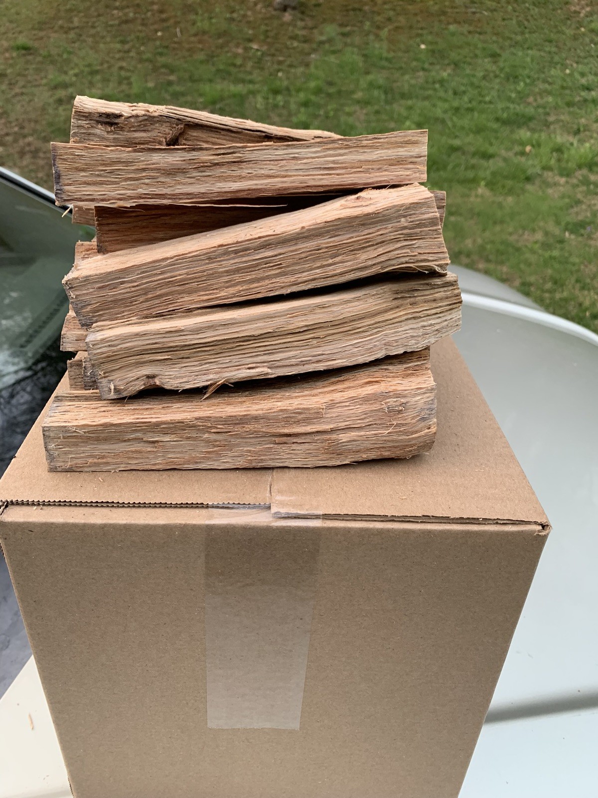 3 Pound red oak Wood Chunks for Smoking  Grilling or cooking