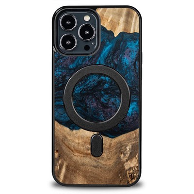 Holzhülle Bewood iPhone 13 Pro Max Case Cover Futeral Tasche Etui Holz Neptun