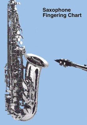 Saxophone Fingering Chart for Eb soprano, Eb alto, Bb tenor, and Eb baritone sax