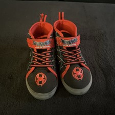 Toddler Boys' Marvel Spider-Man Hi-Top Sneakers Black - SIZE 7