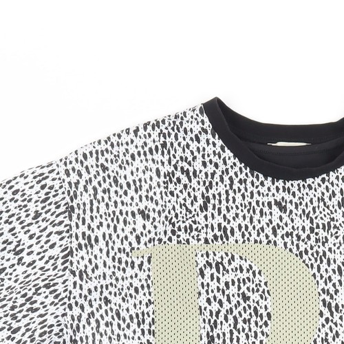 River Island Mädchen schwarz weiß Tiermotiv T-Shirt 11-12 - Bild 12 von 12