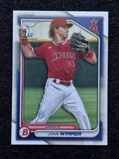 2024 Bowman #BP-78 John Wimmer Prospects Los Angeles Angels