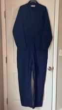 Red Kap 46-LN Longsleeve Coveralls 100 Cotton Navy Preowned 1366