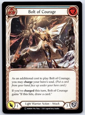 FAB - Bolt of Courage (Blue) - MON044 - Unlimited Edition Normal - LP