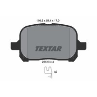 Textar BremsbeläGe Bremsbelegsatz Vorne FüR Toyota Previa Camry