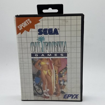 California Games Sega Master System Retro Video Game No Manual Tested
