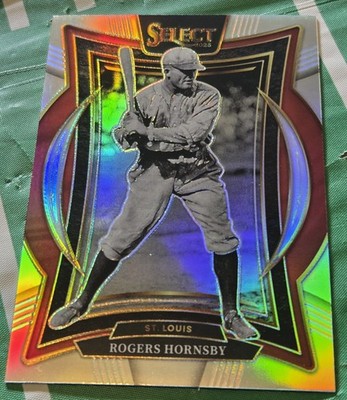 2025 Panini Select - Concourse Rogers Hornsby #9 Silver Prizm