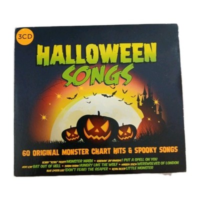 HALLOWEEN SONGS FEAT. ALICE COOPER, MEAT LOAF, RUSH ETC. 3 CD 