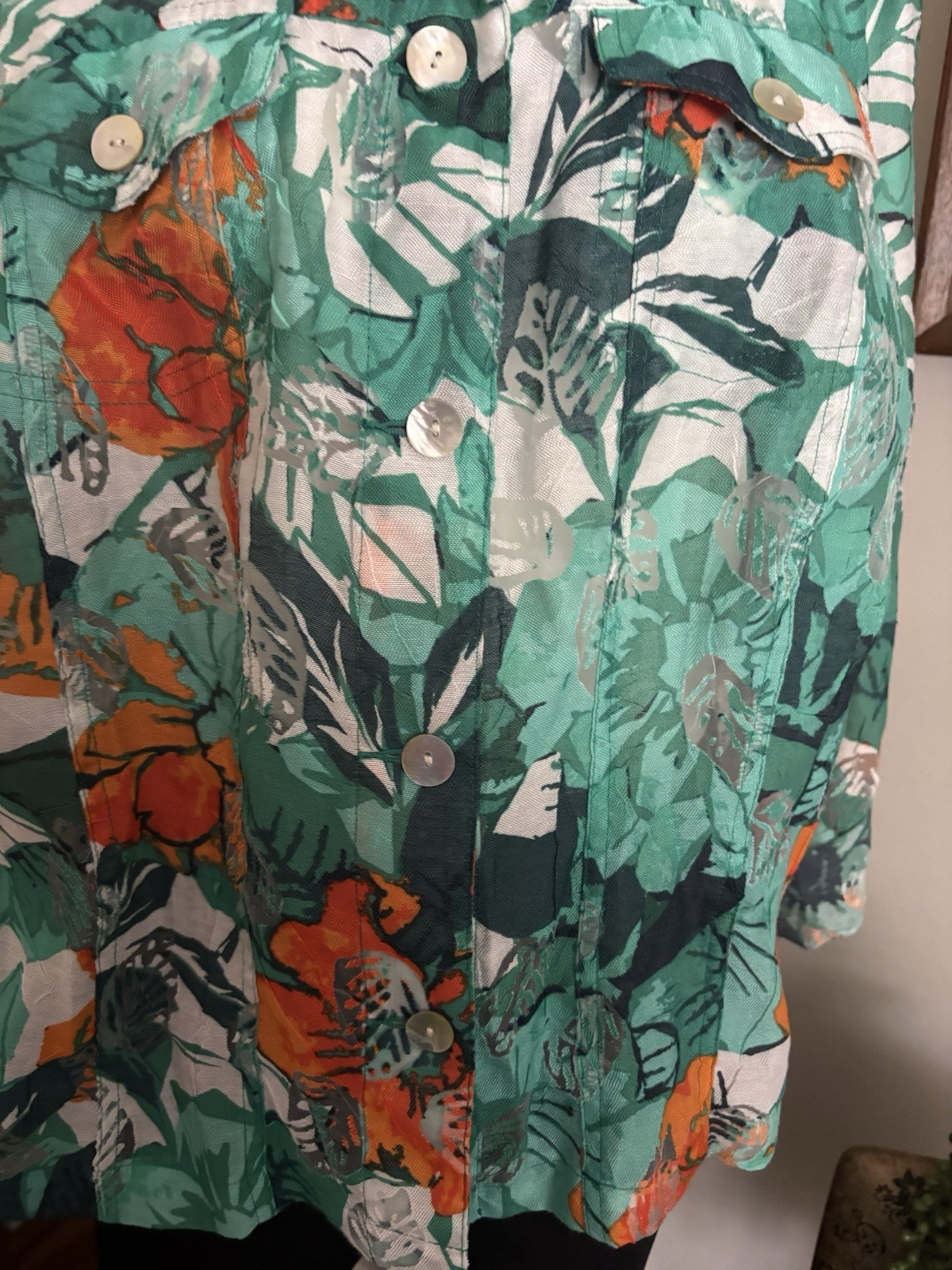 Ruby Rd Women's Button Front Cuffed Long Sleeve T… - image 5