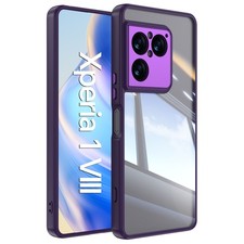 For Sony Xperia 1 VIII, Luxury Shockproof Transparent Crystal Shell Cover Case