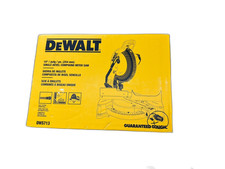 DEWALT 15 Amp Corded 10 in. Compound Single Bevel Miter Saw NO KNOB