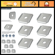 Dual Mulching Blade Adapters for Commercial Mowers - 6 Pack, 2.8" Wide, 5/8" Hol