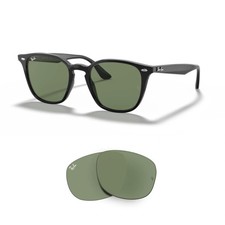Ray Ban 4258F Replacement Lenses Only G-15 SOLID GREEN 52mm ORIGINAL BRAND NEW