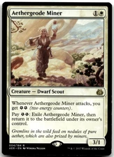 MTG Aethergeode Miner R Aether Revolt 4 LP