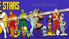 EXTRA LARGE! SPACE STARS Panoramic Poster HANNA BARBERA Space Ghost HERCULOIDS — photo 3