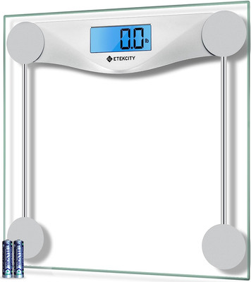 Digital Body Weight Bathroom Scale, Large Blue LCD Backlight Display, High Preci